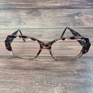 Jean‎ Lafont Paris Lisbonne 743 Brown Tortoise Filigree Eyeglass Frames France